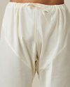 Classy White Patterned Sherwani Set image number 5